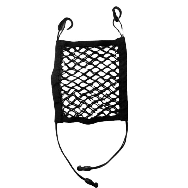 Double-Layer Car Seat Storage Mesh Pocket