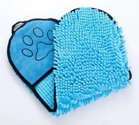 Soft Absorbent Pet Cleaning Washcloth for Paws and Fur