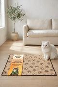 Jute Cat Litter Trapping Mat with Anti-Skid Backing, 24 x 36 in
