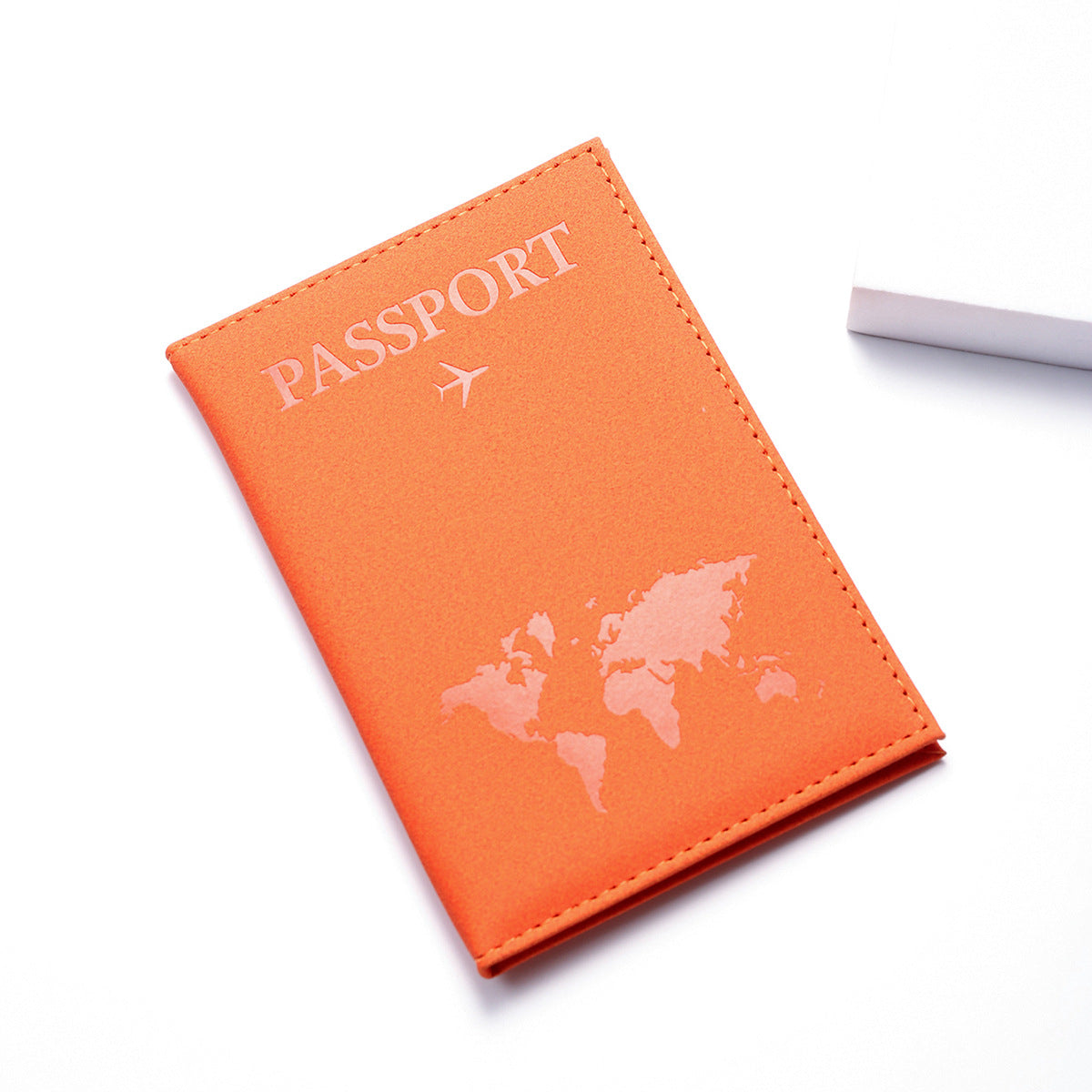 Geometric Print PU Leather Passport Cover, 12 Colors