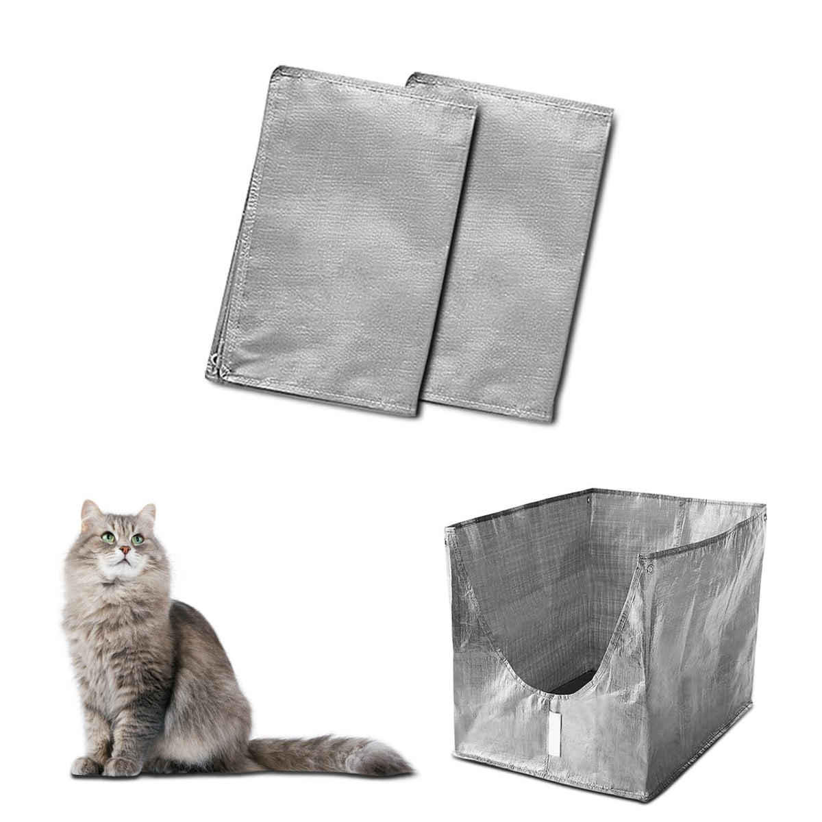 Reusable Litter Box Liners for Flip-Style Litter Boxes, 2 Pack
