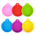 Silicone Pet Food Can Lids with Handle, 6 Pack