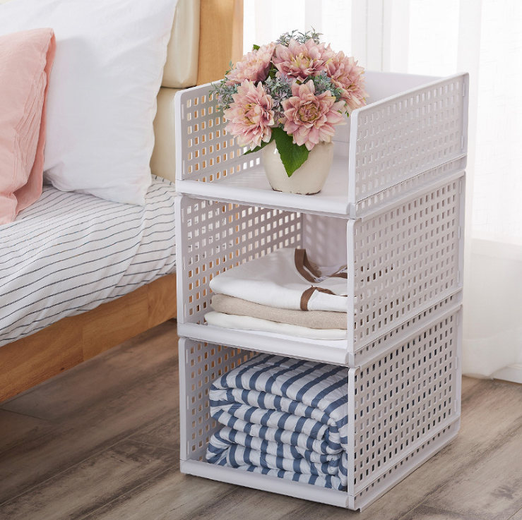 Stackable Drawer-Style PP Storage Box for Clothes and Linens