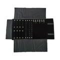 Velvet Travel Jewelry Roll for Necklaces, Bracelets, Earrings and Rings