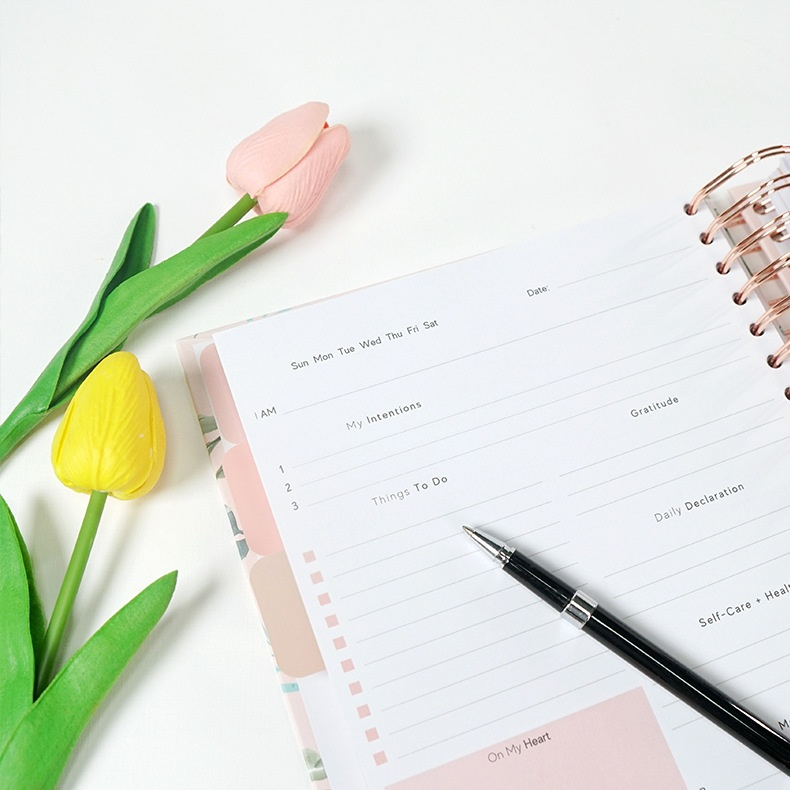 Prayer and Reflection Journal with Lined Pages, Floral Cover