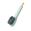 Shoe Cleaning Brush with Built-In Soap Dispenser and Soft Bristles