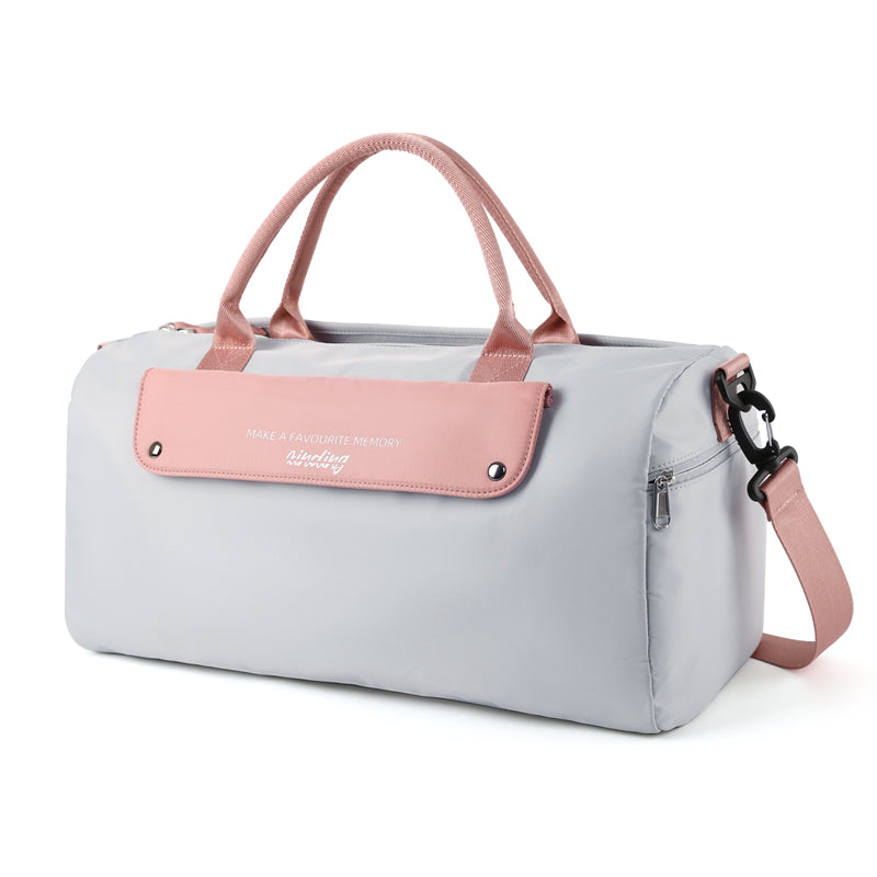 Waterproof Oxford Duffel with Dry and Wet Separation, 20 to 35L