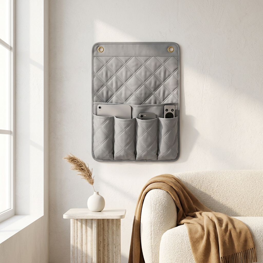 Oxford Cloth Caddy for Tablet, Phone and Remotes
