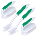 Deep Cleaning Scrub Brush Kit with Tile and Grout Brushes, Set of 4