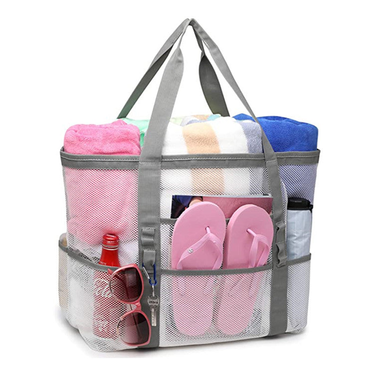 Lightweight Mesh Shoulder Storage Bag, 42 x 38 x 20 cm