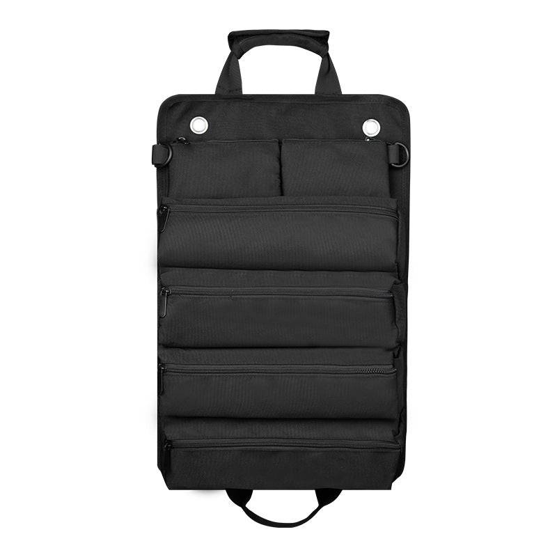 Roll-Up Tool Storage Bag in Oxford Cloth with Shoulder Strap