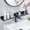 Over-the-Faucet Metal Sink Shelf, 24 in, Black