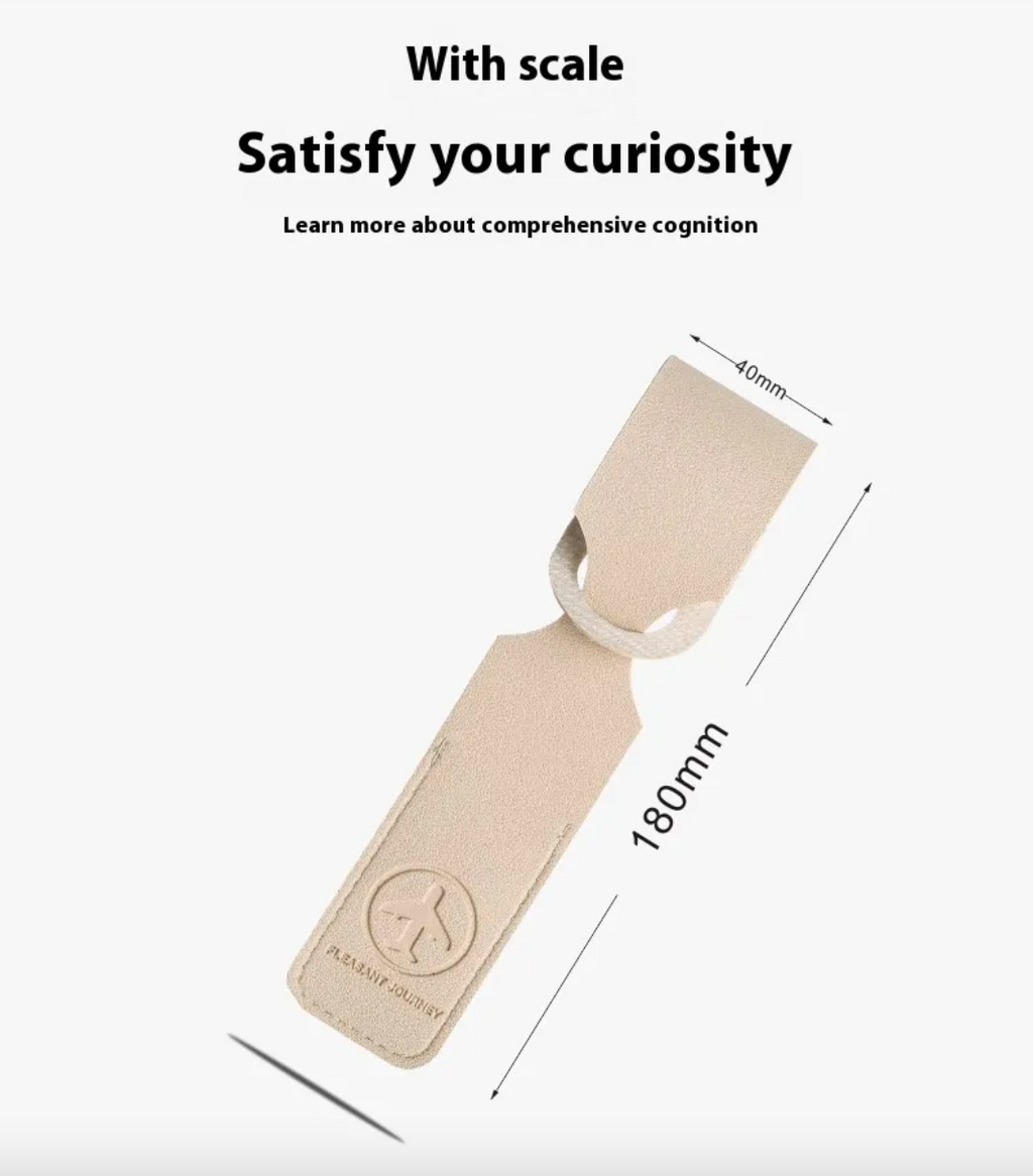 Ultra-Light Luggage Tag with Privacy Cover, Embossed or Blank