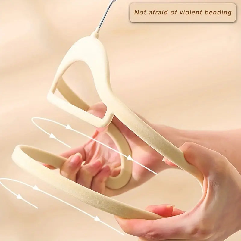 Ultra-Thin Non-Slip Velvet Hangers, 10 Pack