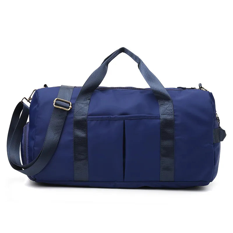 Large-Capacity Women's Yoga Gym Bag with Mat Compartment
