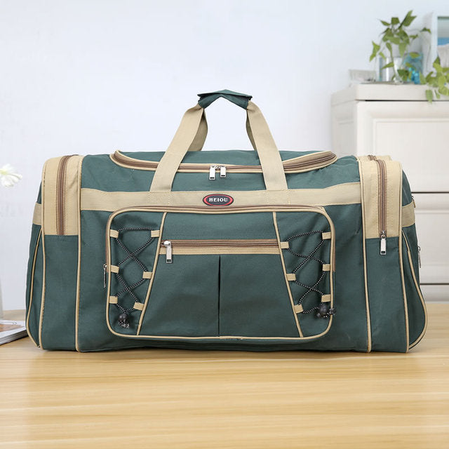 Large Waterproof Gym Duffel Bag, 20–35L Oxford Cloth