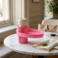 Portable Car Seat Cup Holder and Snack Plate, Pink