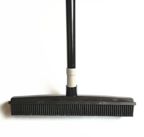 Pet Hair Removal Broom with Rubber Bristles