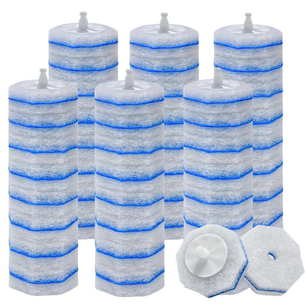 Disposable Toilet Wand Refills for Standard Handles, 50-Count