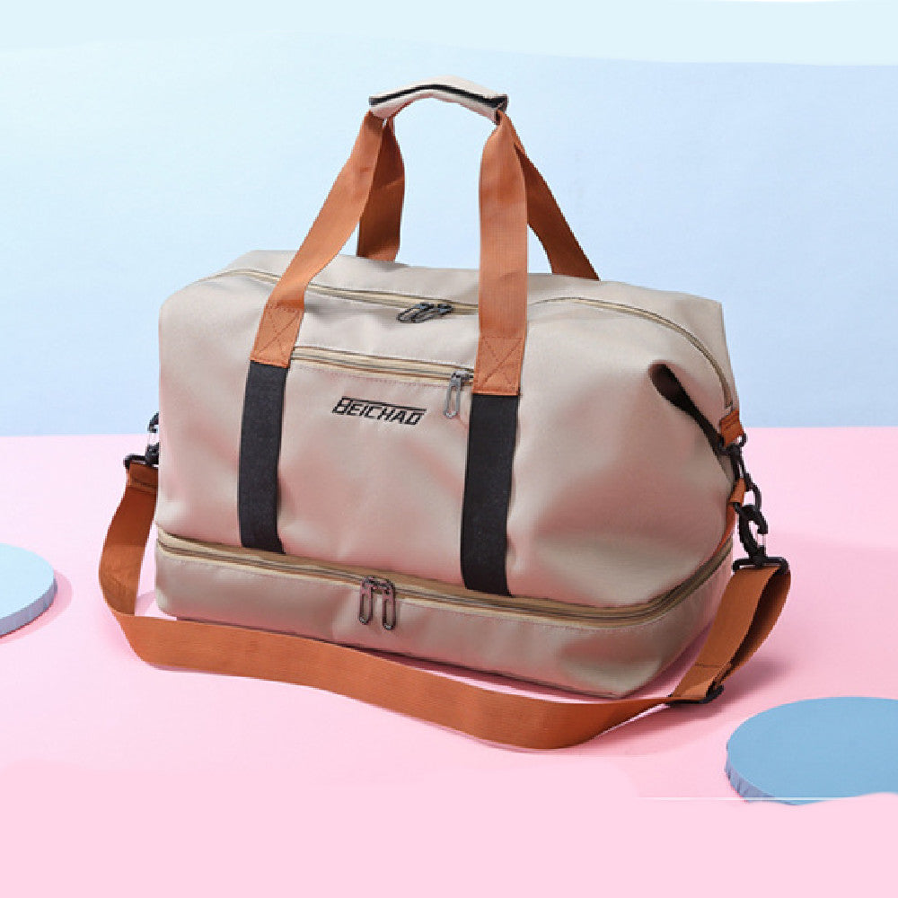 Sports Gym Bag with Wet and Dry Separation, 46 x 28 x 25 cm