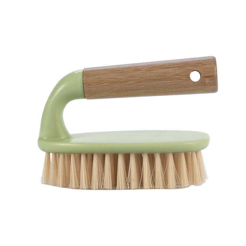 Bamboo Laundry Scrub Brush for Clothes, Shoes and Floors