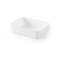 Stackable PP Drawer Storage Boxes in 3 Sizes, White