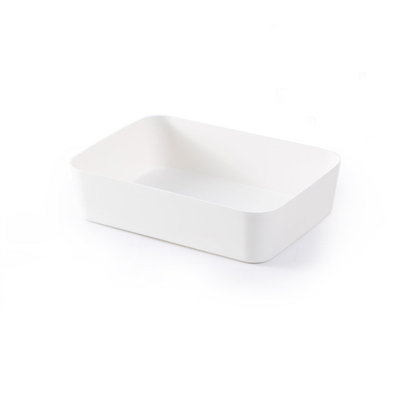 Stackable PP Drawer Storage Boxes in 3 Sizes, White
