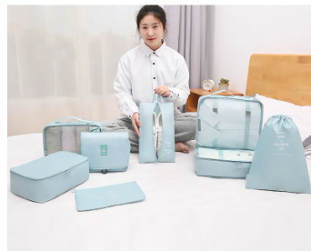 8-Piece Packing Cube and Luggage Organizer Set
