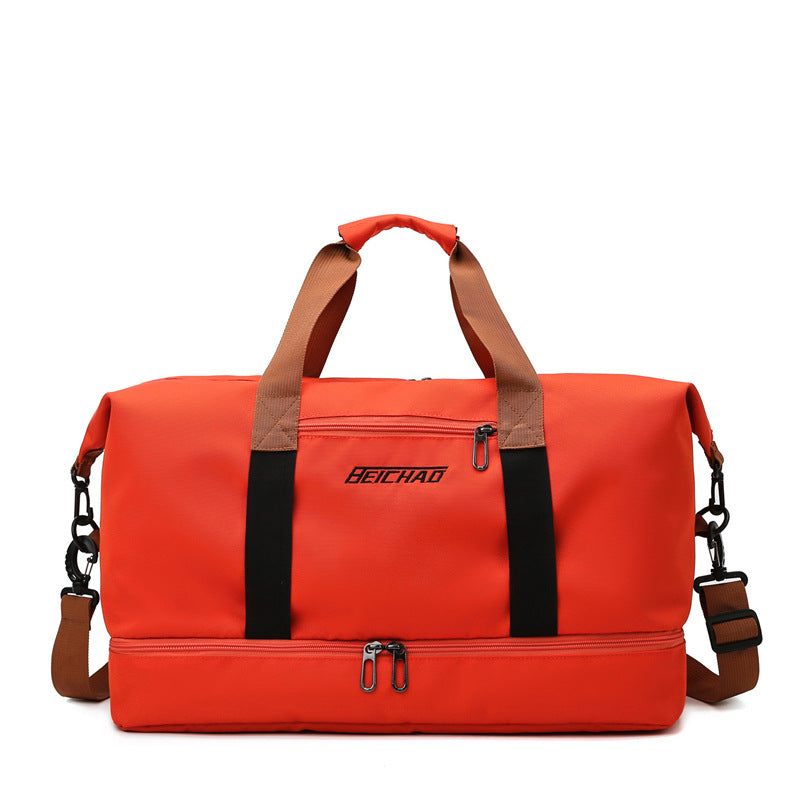 Sports Gym Bag with Wet and Dry Separation, 46 x 28 x 25 cm