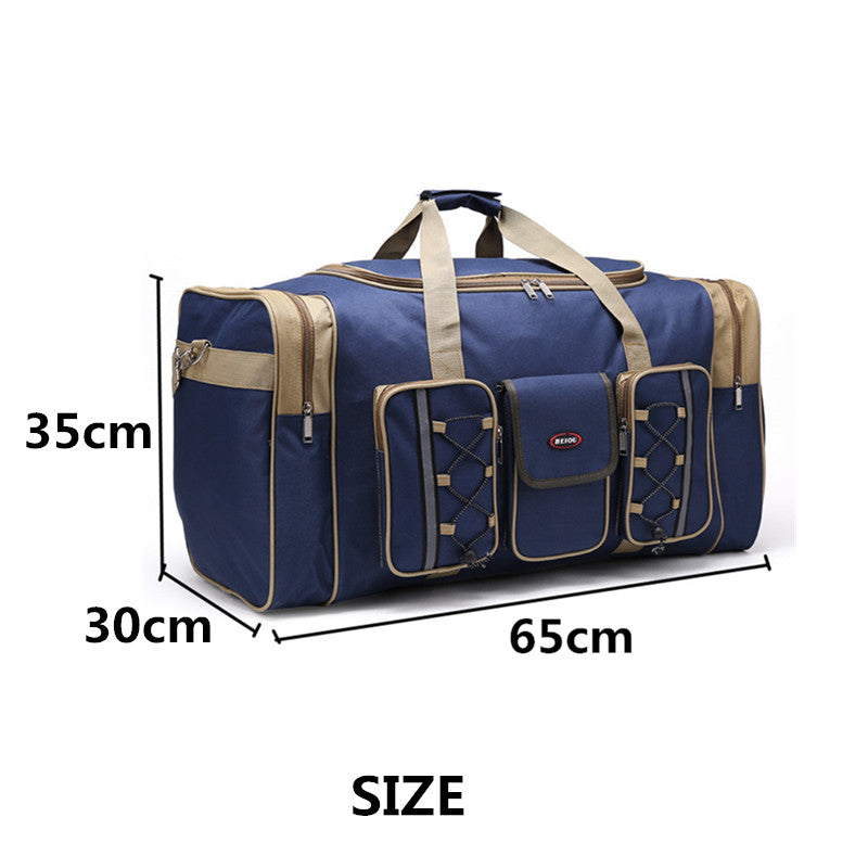 Large Waterproof Gym Duffel Bag, 20–35L Oxford Cloth