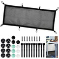 Flexible Under-Desk Cable Management Net, 27 x 11.8 in