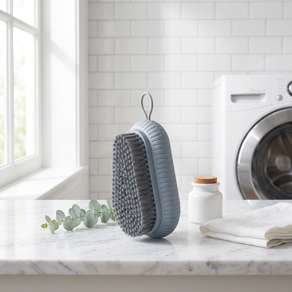 Soft Fine-Bristle Laundry and Shoe Cleaning Brush