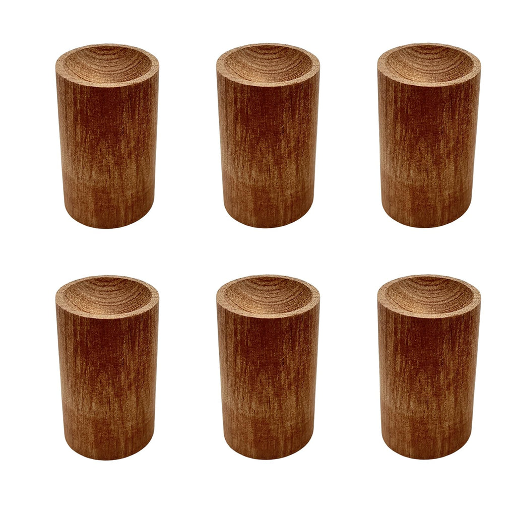 Rosewood Essential Oil Diffusers, Set of 6 Small Cylinders