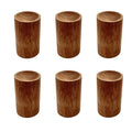 Rosewood Essential Oil Diffusers, Set of 6 Small Cylinders