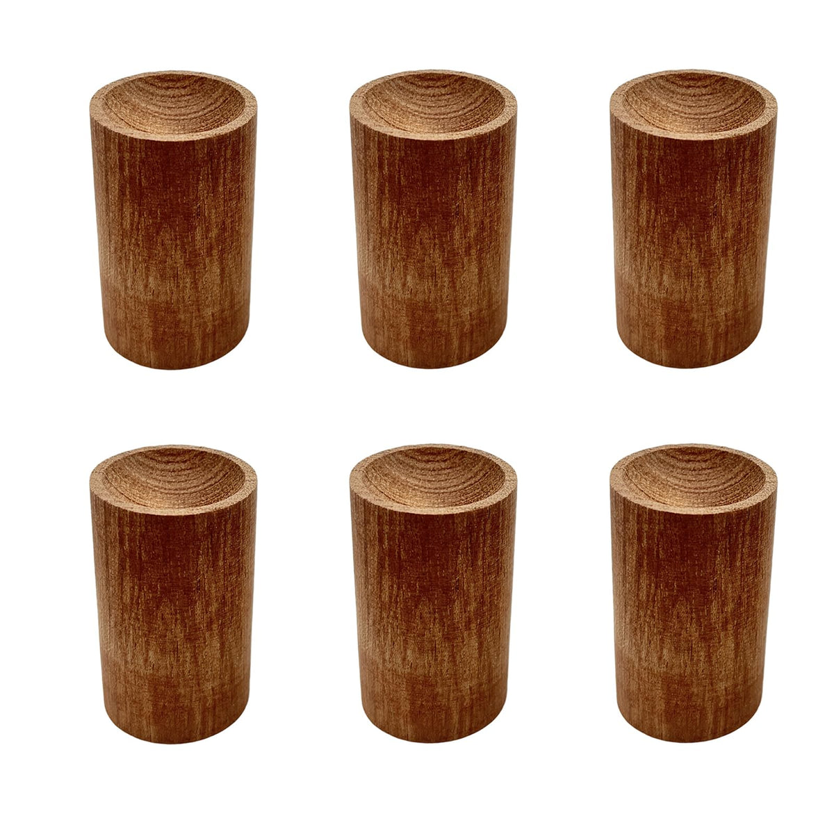 Rosewood Essential Oil Diffusers, Set of 6 Small Cylinders