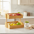mobzio 2-Tier Fruit Basket Stand