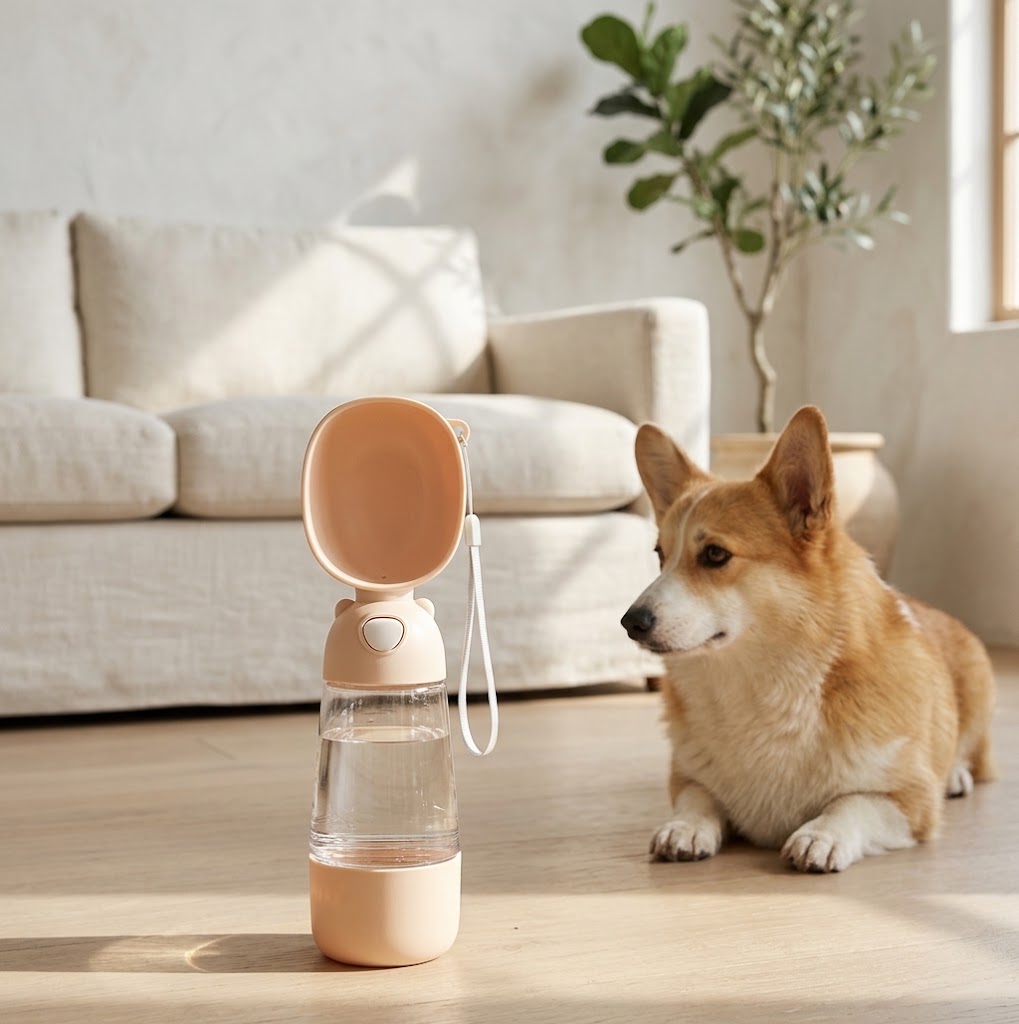 Portable Dog Water Feeding Bottle for Travel and Hiking
