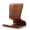 Wooden Tablet and Phone Stand, Walnut or White Maple