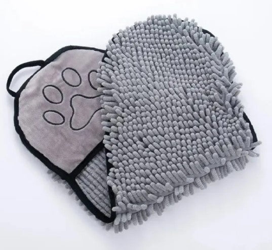 Soft Absorbent Pet Cleaning Washcloth for Paws and Fur