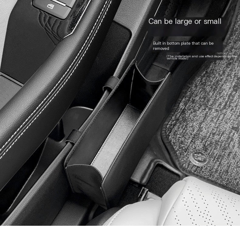 Leather Car Trash Can and Storage Box