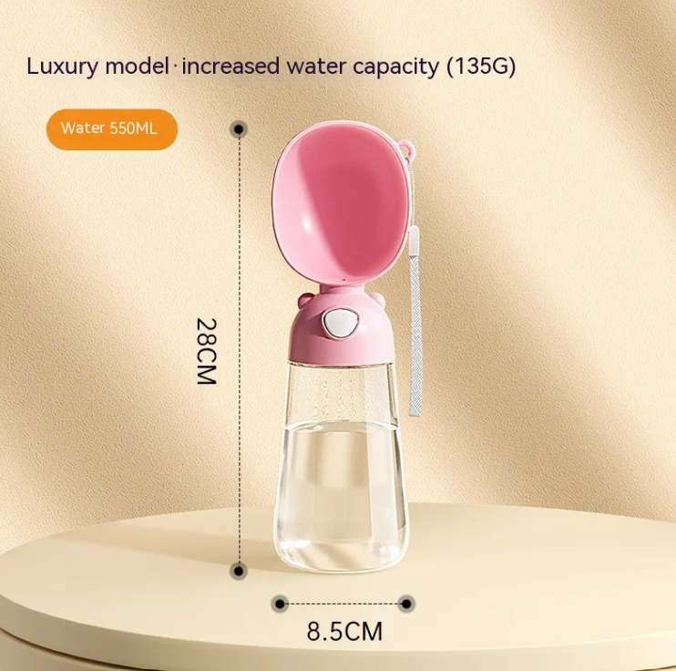 Portable Dog Water Feeding Bottle for Travel and Hiking