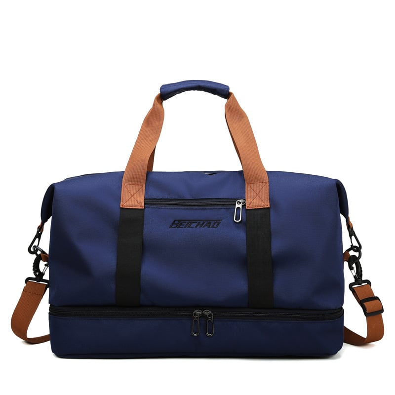 Sports Gym Bag with Wet and Dry Separation, 46 x 28 x 25 cm
