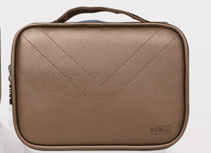 Faux Leather Cable Organizer Bag for Travel, 3 Sizes