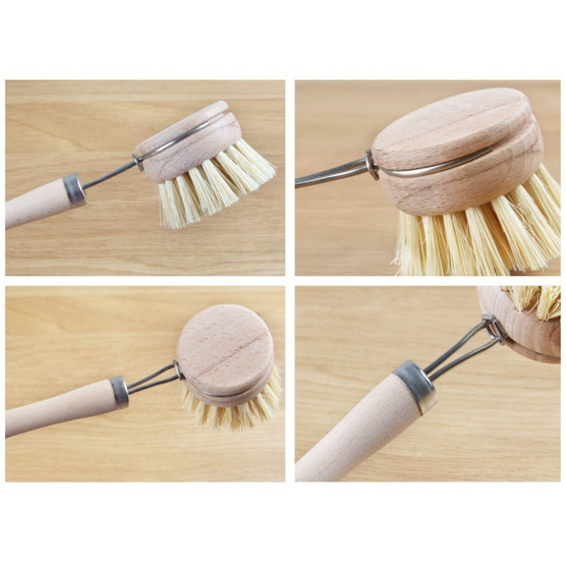 Sisal Pot Brush with Beech Bamboo Handle