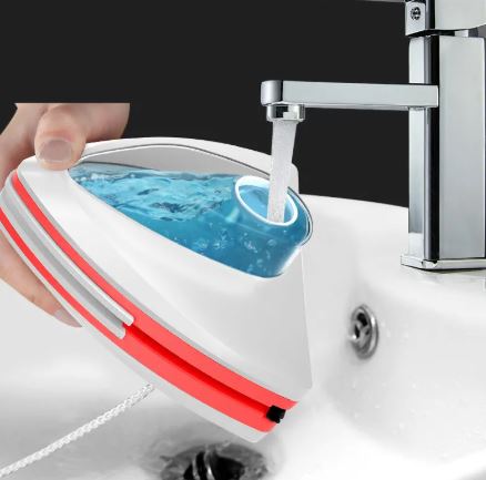 Double-Sided Magnetic Window Cleaner for Multiple Glass Thicknesses