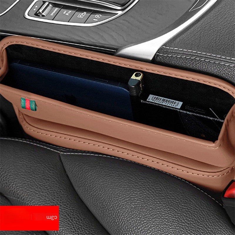 PU Leather Car Seat Gap Filler Organizer