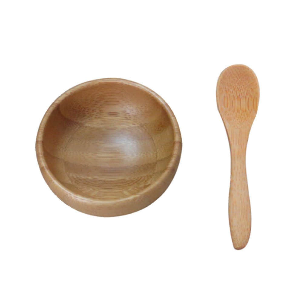 Bamboo Face Mask Mixing Bowl and Stick Kit
