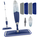 Microfiber Spray Mop with 435 ml Refillable Bottle and 4 Washable Pads