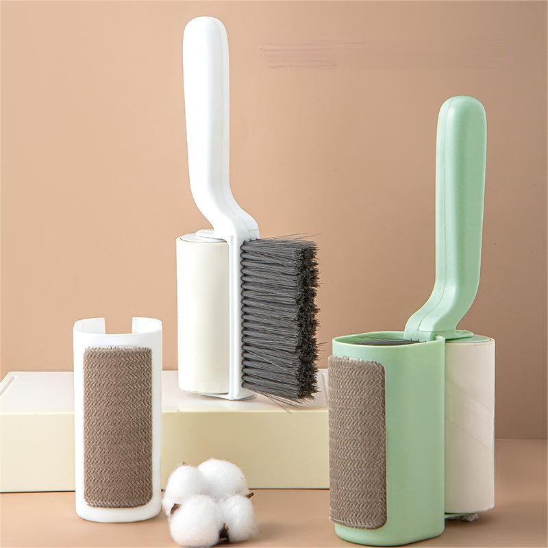 Reusable Rubber Bristle Lint and Pet Hair Brush