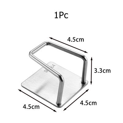 Compact Stainless Steel Kitchen Sponge Holder, Self-Adhesive